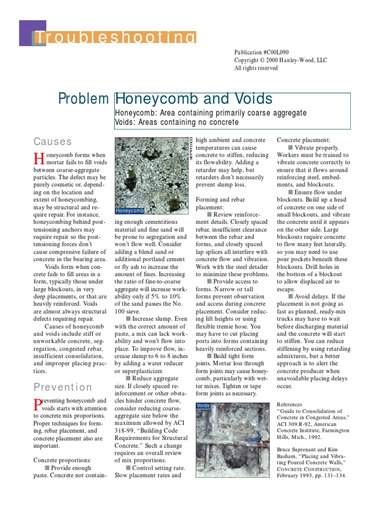 Problem Honeycomb and Voids | PDF