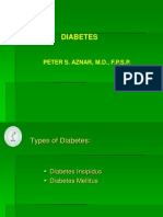 Diabetes: Peter S. Aznar, M.D., F.P.S.P