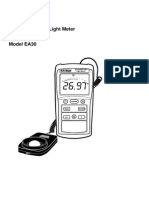 Lightmeter User Guide Model EA30 Easy View Digital