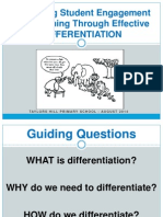 Differentiation at Taylors Hill Primary School - 16 August 2013