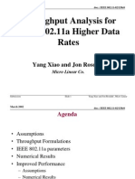 11 02 0138-00-0wng Throughput Analysis for Ieee 802 11a Higher Data Rates
