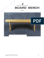 Bench - Four Board Bench Plans