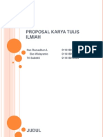 Proposal Karya Tulis Ilmiah