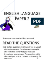 English Paper 2 UPSR