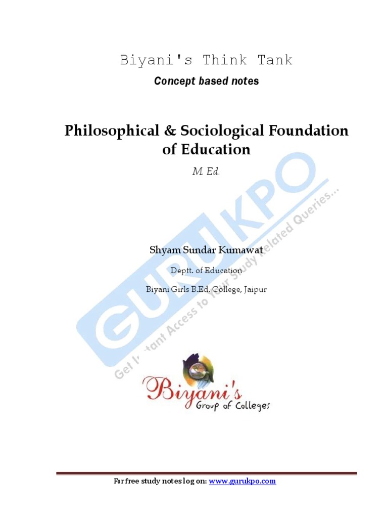 Philosophy intelligence overview