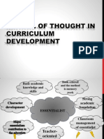 School of Thought in Curriculum Development [Autosaved]