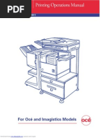 For Océ and Imagistics Models: Im4511 / Im3511