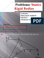 Statics of Rigid Bodies: Sample Problems