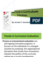 New Trends in Curriculum Evaluation ReportREVISED