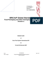 Brc/Iop Global Standard: Food Packaging and Other Packaging Materials