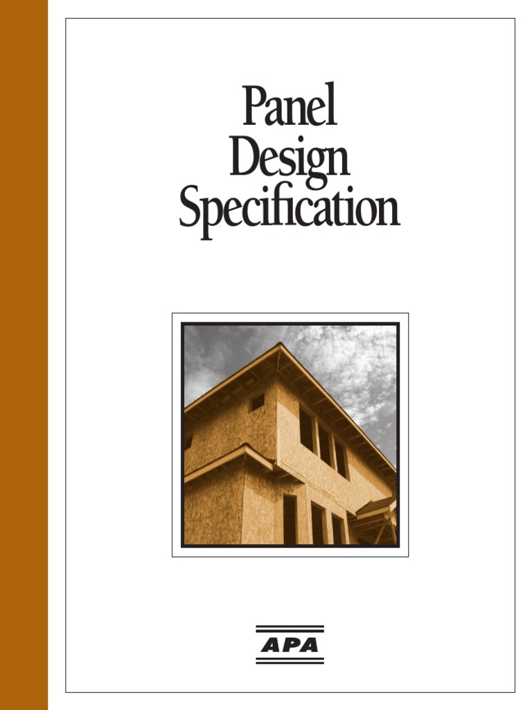 Panel Design Specification | Download Free PDF | Plywood | Bending