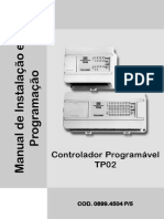 WEG Tp02 Instalacao e Programacao 08994504 Manual Portugues Br