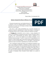 Informe Semanal Base de Misiones Gabriela Cisnero