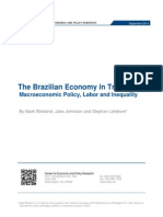 The Brazilian Economy in Transition:: Macroeconomic Policy, Labor and Inequality