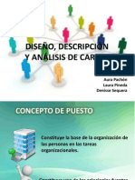 Diseño, Descripcion y Analisis de Cargos