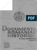 Documenta Romaniae Historica. Seria B Ţara Românească. Volumul 11 1593-1600 Domnia Lui Mihai Viteazul