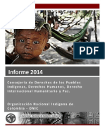 Informe Anual 2014 Derechos Humanos ONIC