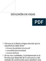 Deflexion en Vigas