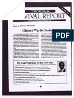 Ron Paul Survival Report January 1996