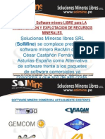 SOFTWARE RecMin, Soluciones Mineras Libres SRL-SolMine-WEBB