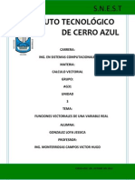 Funciones Vectoriales de Una Variable Real