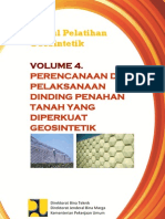 Volume 4 - Perencanaan Dan Pelaksanaan Dinding Penahan Tanah Yg Diperkuat Geosintetik