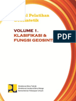 Volume 1 - Klasifikasi & Fungsi Geosintetik