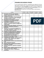 2 - Cuestionario de Sucesos Vitales