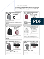 CHS Apparel Order Form 2014