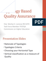 Typology Based Quality Assurance