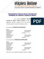 Contrato de Promessa de Compra e Venda de Imóvel