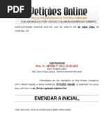 Notificação extrajudicial para cobrança de cheque