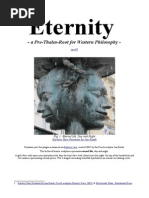Eternity - a Pre-Thales-Root for Western Philosophy