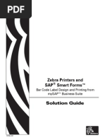 ZEbra printer sap