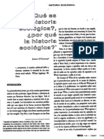 Qué Es La Historia Ecológica. Ecologia Politica