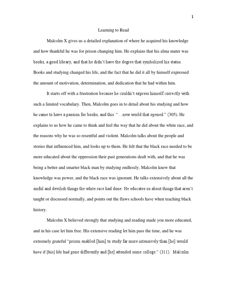 Malcom x learning to read pdf malcolm x learning to read