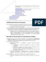 En Esta Parte Se Describen La Naturaleza y Las Características Más Relevantes de Los Distintos Grupos de Rocas Ígneas