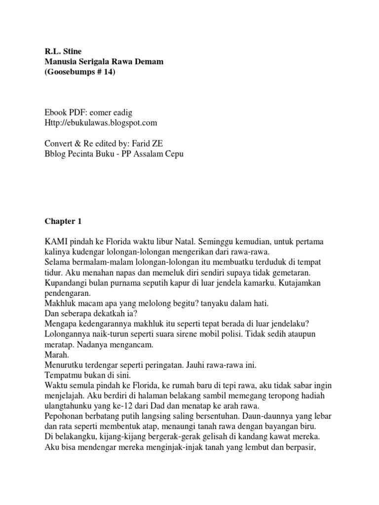 Gb-14. Manusia Serigala Rawa Demam | PDF | Fiksi Misteri, Thriller ...
