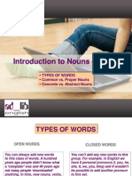 Introduction To Nouns - Part 1: Types of Words Common vs. Proper Nouns Concrete vs. Abstract Nouns