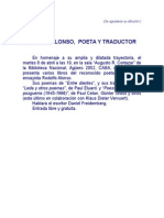 Rodolfo Alonso, Poeta y Traductor