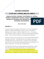 (9) Meralco v. Central Board of Assessment Appeals