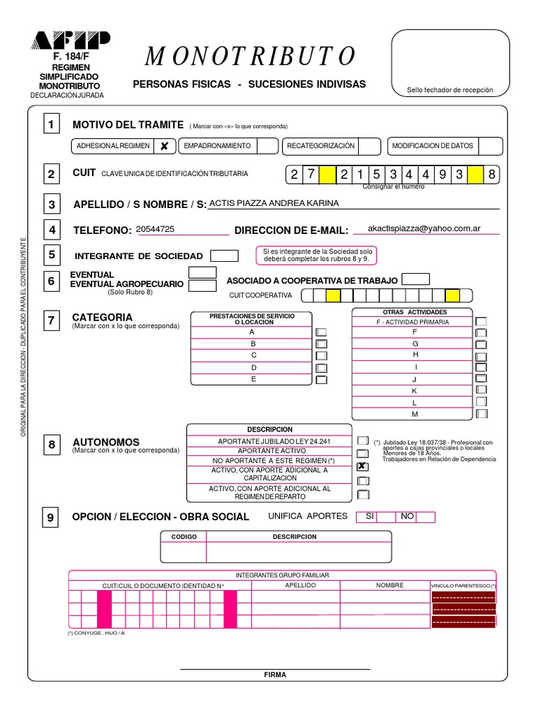 WWW - Afip.gob - Ar Genericos Formularios Archivos Interactivos f184F ...