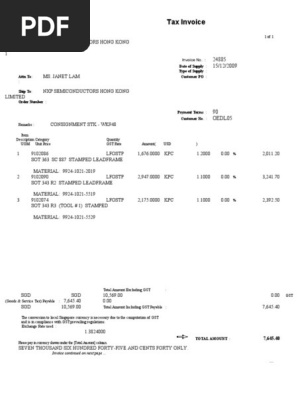 Tax Invoice