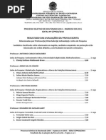 Resultado Das Avaliações Da Prova Escrita Doutorado[1]