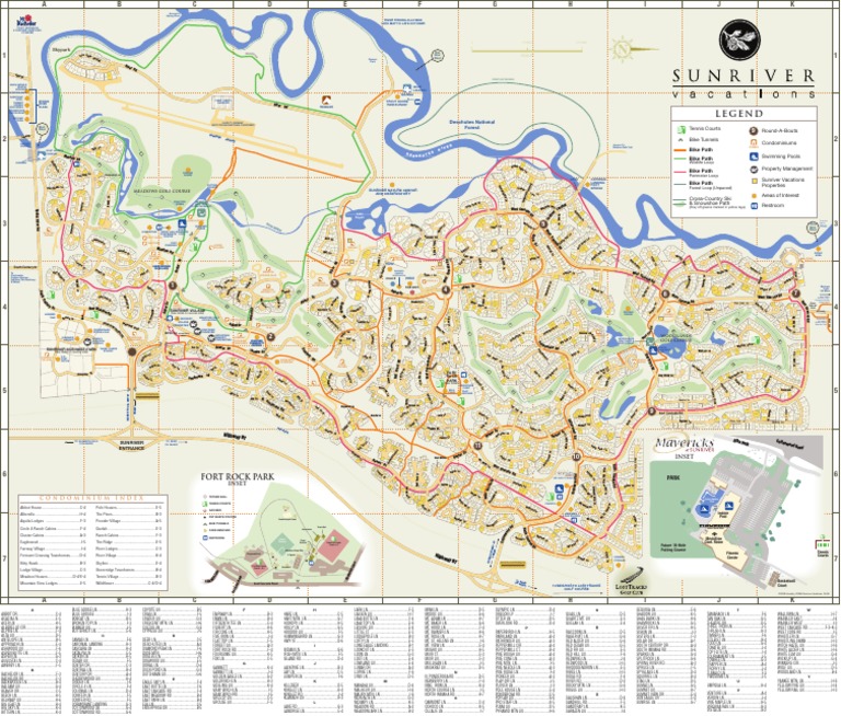 Map of Sunriver PDF