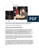 NOTA de PRENSA de EL COMERCIO 03 07 2013 El Silencio Conocido A Través Del Piano