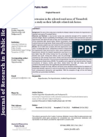 Screening For Hypertension in The Selected Rural Areas of Tirunelveli District and A Study On Their Lifestyle Related Risk Factors