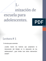 Tema II Seminario de Temas Selectos La Reorganizacion de La Escuela Secundaria 1