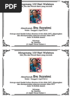 MENGENANG 40 HARI WAFATNYA