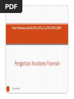 Download Forensic Accounting - Fraud Examination Sesi 1 Pengertian Akuntansi Forensik Compatibility Mode by andrehensu SN241540510 doc pdf